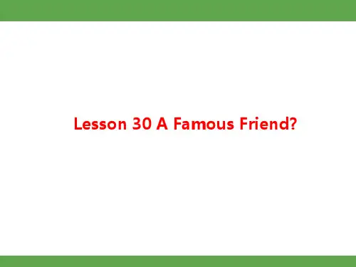 Unit 5 My Future Lesson 30 课件 冀教版英语八年级上册