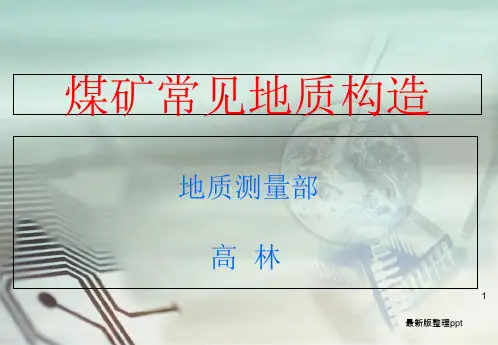 煤矿常见地质构造ppt课件