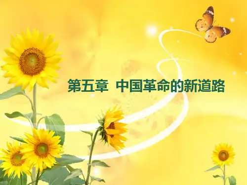 自考 近代史纲要 第五章 中国革命的新道路