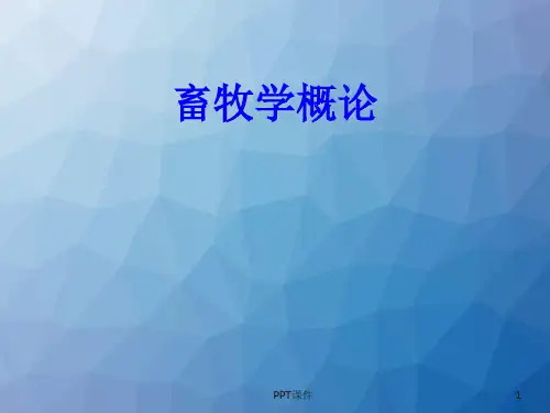 畜牧学概论  ppt课件