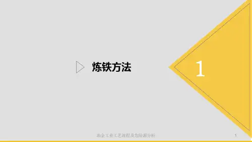 冶金工业工艺流程及危险源分析课件