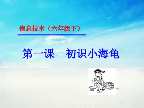 PPT教学课件初识小海龟