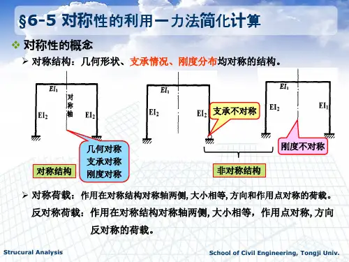 结构力学_力法(二)对称性的利用