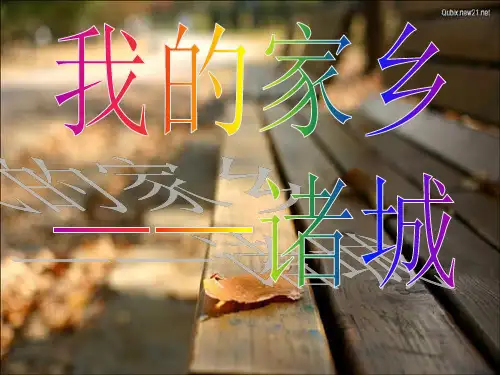 我的家乡诸城