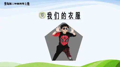 科学二年级上册13《我们的衣服》教学课件