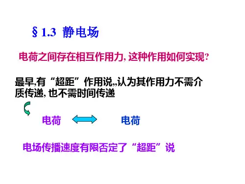 电偶极子的电场
