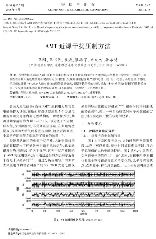 AMT近源干扰压制方法
