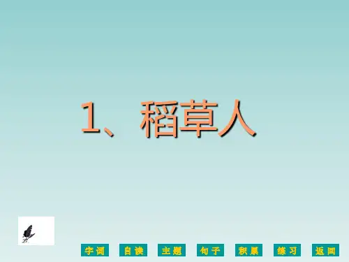 语文S版六年级语文上册《稻草人》课件