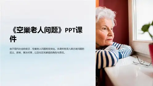 《空巢老人问题》课件