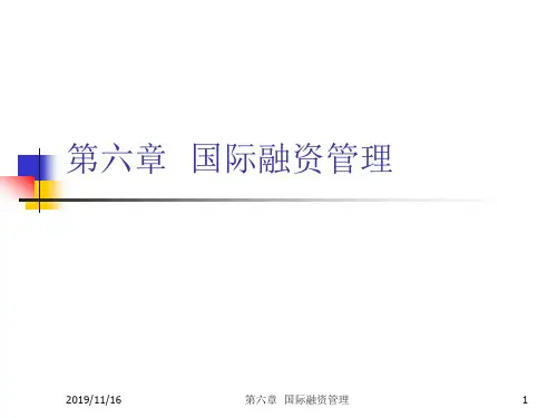 国际融资管理(1)