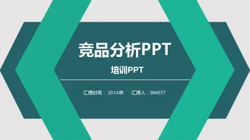汽车之家竞品分析报告ppt