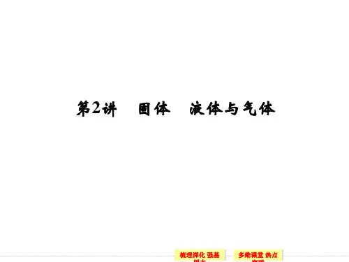 高考物理一轮复习_选修3-3_热学_第2讲_固体_液体_气体