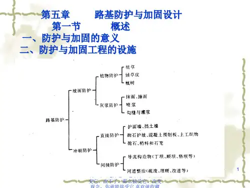 路基防护和加固设计