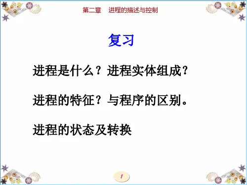第2章挂起和进程控制