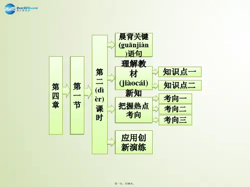 高中化学 第四章 第一节 第二课时 海水资源的开发利用课件 新人教版必修2 