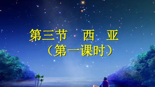 7.3西亚课件 (38张PPT)2022-2023学年湘教版地理七年级下册