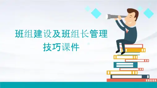 班组建设及班组长管理技巧课件