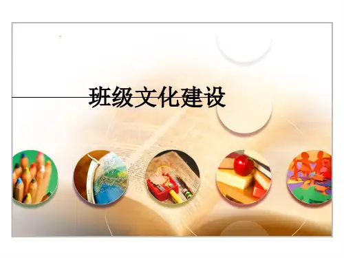 班级建设方案专题讲座PPT
