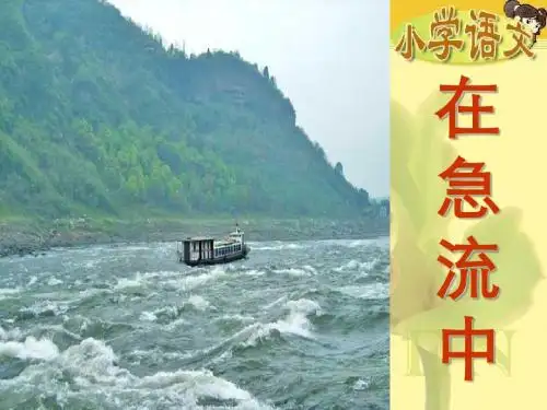 《在急流中》PPT教学课件4