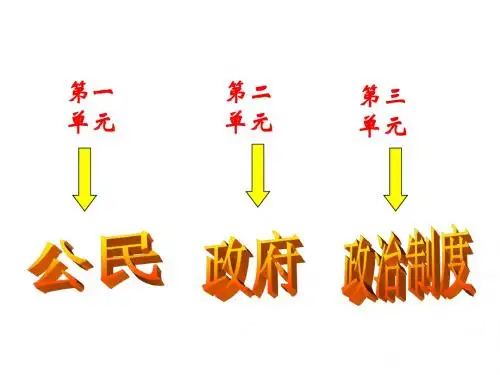 件：第五课 我国的人民代表大会制度