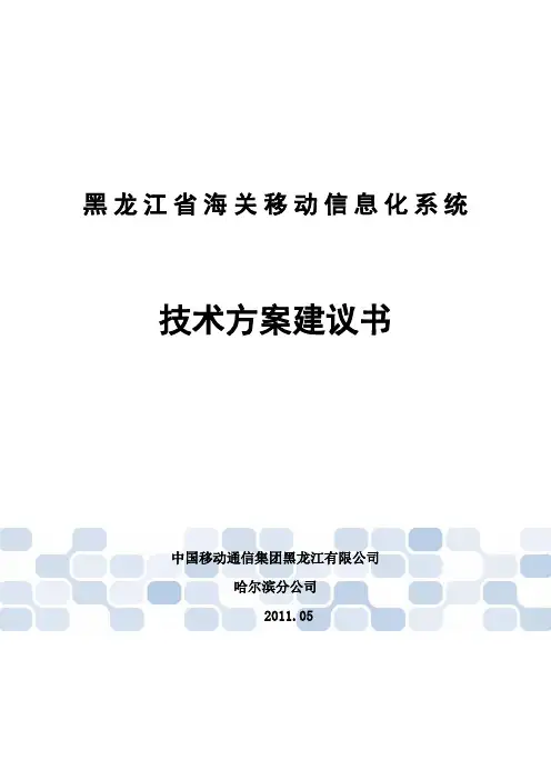 黑龙江省海关信息化建设方案建议书