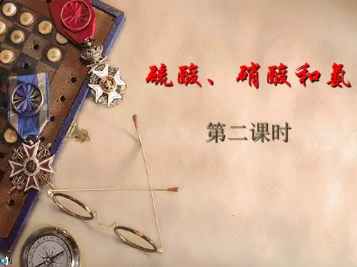 硫酸、硝酸和氨PPT教学课件