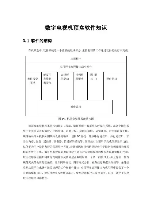 数字电视基础知识(软件及测试部分)培训