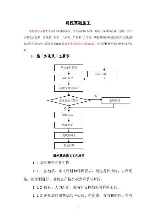 1.明挖基础施工