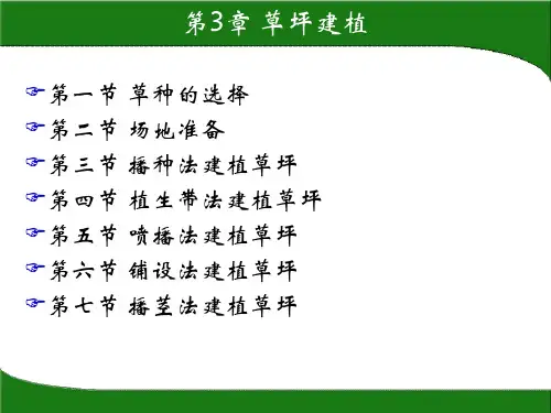 03草坪建植与养护