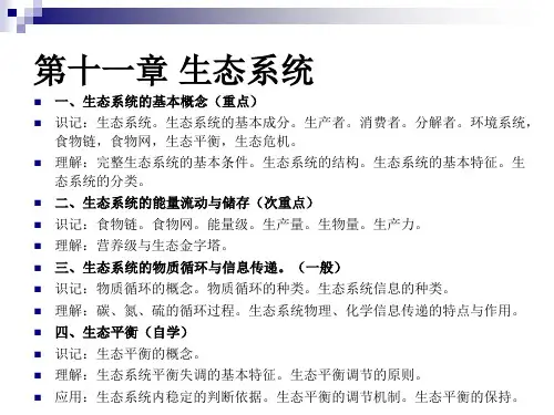 园林生态学课件第十一章-第十二章