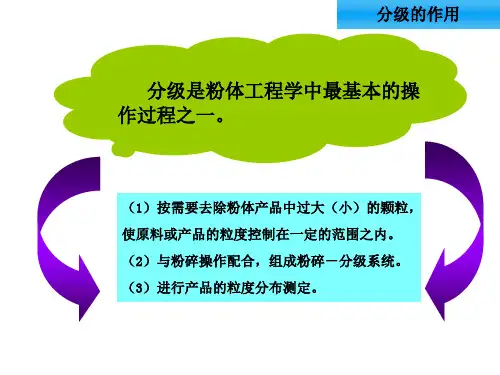 粉体的分级