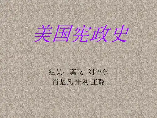 美国宪政史