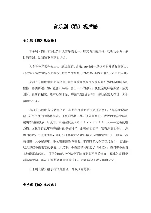 音乐剧《猫》观后感_5