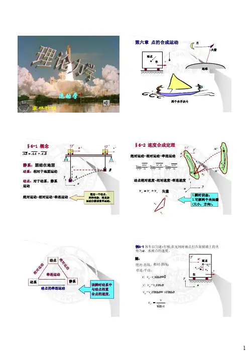 理论力学第六章 点的合成运动 [同济大学]