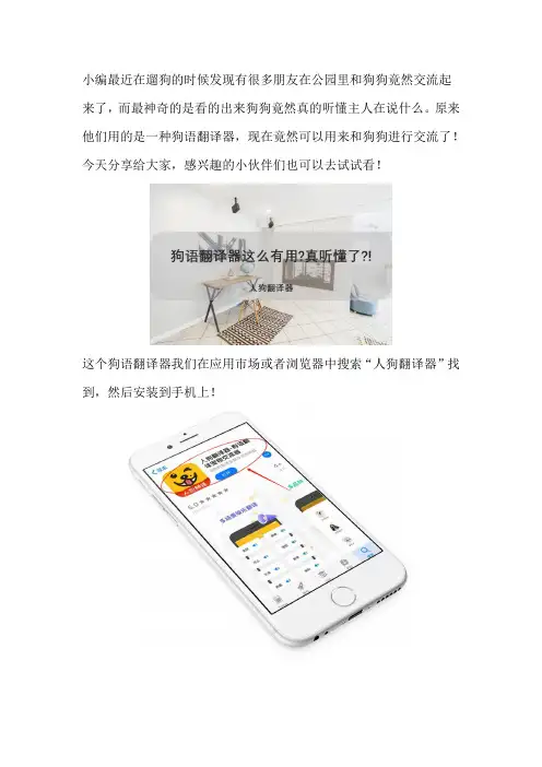 狗语翻译器真的这么有用吗？