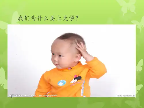 我们为什么要上大学？PPT课件