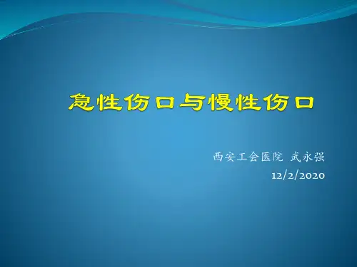 急性与慢性伤口