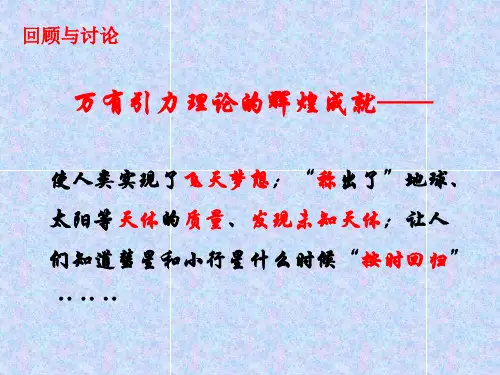 人教版高中物理必修二 6.6 经典力学的局限性(共37张PPT)