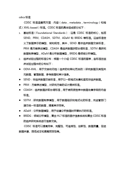 cdics标准