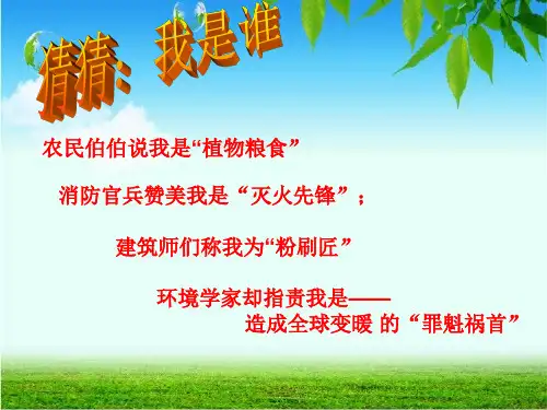 鲁教版化学-九年级上册-鲁教版九年级化学第6单元第3节大自然中的二氧化碳课件