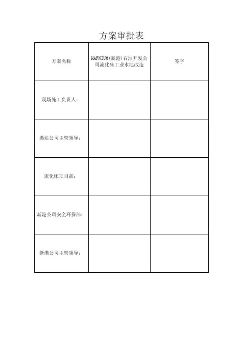 阀门安装施工方案