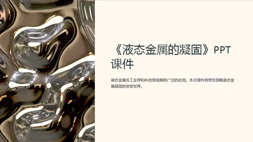 《液态金属的凝固》课件