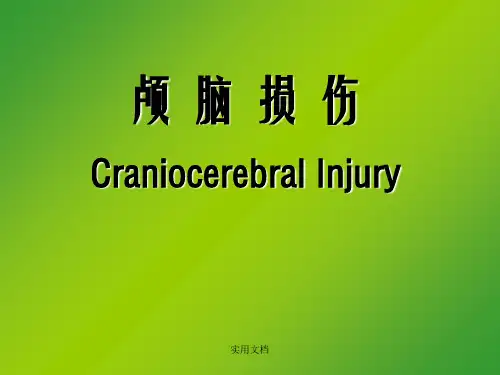颅脑损伤Craniocerebral Injury-教学课件