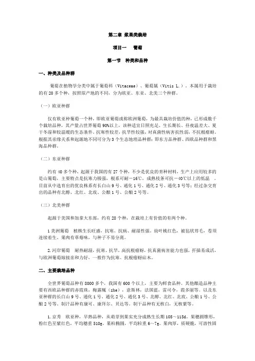 浆果类栽培