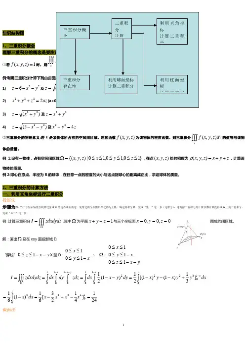 三重积分