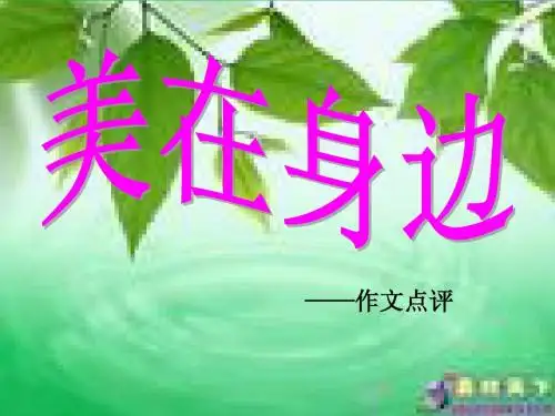 美在身边讲评
