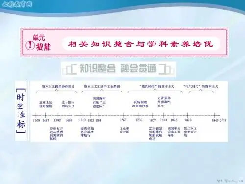2014届高考历史一轮复习课件：第七单元资本主义世界市场的形