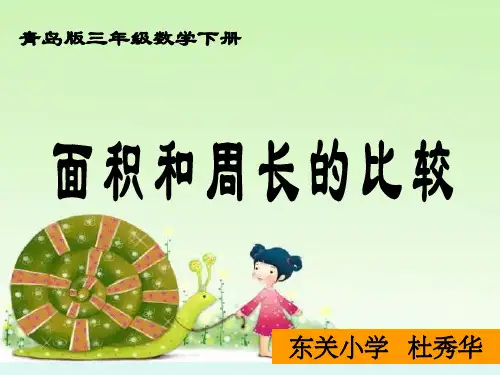 青岛版三年级下数学周长与面积比较