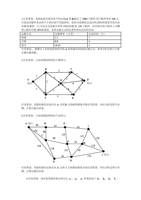 运输决策