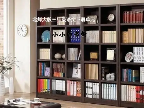 《小小的书橱》PPT课件